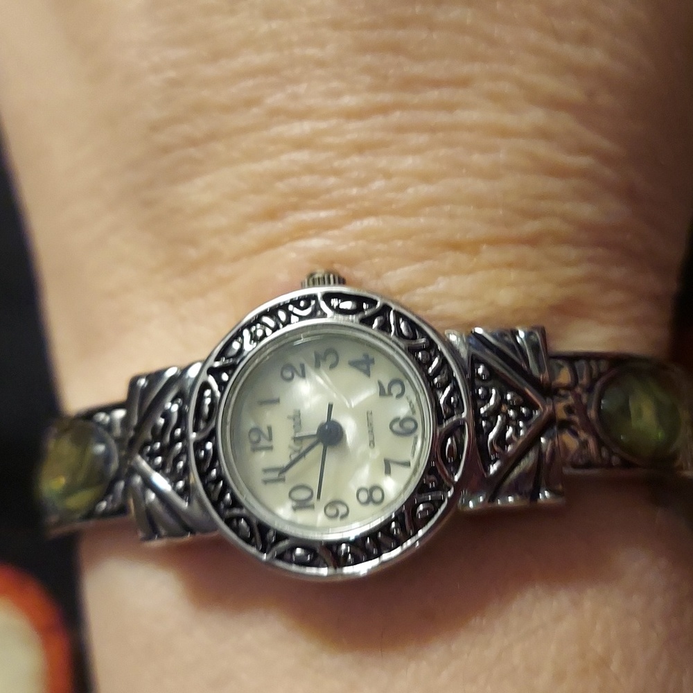Xanadu Ladies Silver Bangle Cuff Quartz Watch